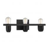 Ashley 3-Bulb Vanity Light in Black x 5