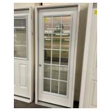32" x 80" RH Fiberglass FV 15-Lite Exterior Door