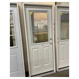 32" x 80" LH Fiberglass HV w/ Blinds Exterior Door