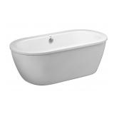 66" x 32" White Freestanding Soaking Tub