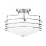 Ashley 2-Bulb Semi-Flush in Chrome
