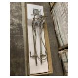 DXV Platinum Nickel Floor Mount Tub Filler