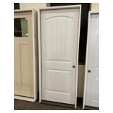 32" x 80" LH Fiberglass 2-Panel Exterior Door