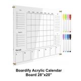 28 x 20 Boardify Acrylic Calendar