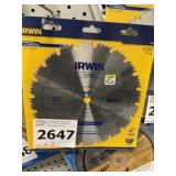 Irwinï¿½ 10" 80T Carbide Tipped Saw Blade x 2