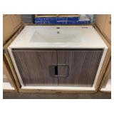 30" Single Sink Wall Mount Vanity