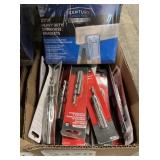 Screw Extractors & Saw Horse Bracket by the Box