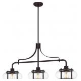 Ashley 3-Bulb Island Chandelier in Bronze