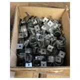 3/4" - 2 Ear Galvanized Pipe Straps x 2