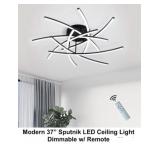 Modern 37" Sputnik LED Ceiling Light