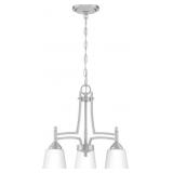 Quoizelï¿½ 3-Bulb Chandelier in Nickel x 2
