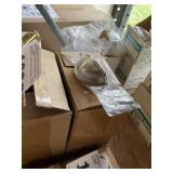 3-1/2" Satin Chrome Cabinet Hardware x 2