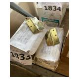 (5) Boxes of 3" x 2" Brass Hinges