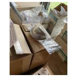 Satin Chrome Cabinet Hardware x 2