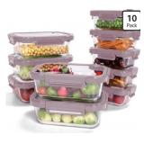 10 pk Borohouse Glass Storage Containers