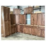 15pc. Silvercreek Rustic Hickory 42" Kitchen