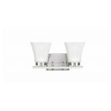 SeaGull® 2-Bulb Vanity Light in Nickel