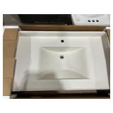 43" x 22" Single Sink Vanity Top in Cream