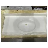 49" x 22" Composite Single Bowl Vanity Top