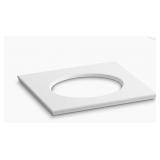 Kohler® 25" White Oval Cutout Vanity Top