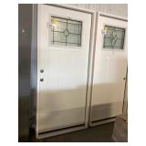 36" x 80" RH Steel Craftsman Style Exterior Door