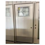 36" x 80" LH Steel Craftsman Style Exterior Door