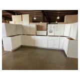 16Pc 30" Arcadia White Kitchen Set