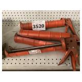 Orange Caulk Gun x4