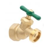 Brass No-Kink Hose Bibb Valve 3/4" x 12