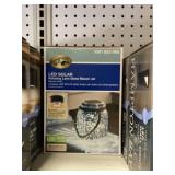 Hampton Bay® Solar Rotating LED Mason Jar Light x2
