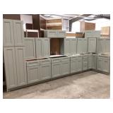 15pc. Silvercreek Fresh Sage 30" Kitchen