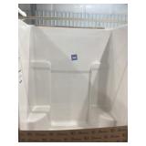 60" x 74" Fiberglass Shower Unit with Seats
