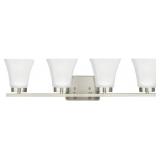 Seagull® 4-Bulb Vanity Light in Nickel