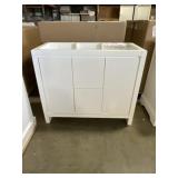 40" x 19" Vanity Base in White