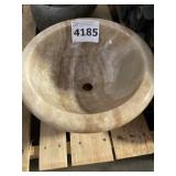 16-1/2"DIA Round Marble Vessel Sink