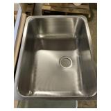 25" x 19" Undermount Sink in Stainless Steel