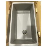 33" x 18" Undermount Silgranit Single Bowl Sink