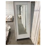 32" x 80" LH Full-View Exterior Door in White