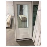 36" x 80" RH Fiberglass 3/4 View Exterior Door
