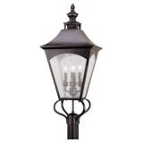 Feiss® 4-Bulb Post Lantern Light in Bronze x 2