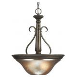 SeaGull® 3-Bulb Pendant in Oak