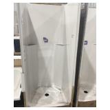 32" x 75" Fiberglass Shower Unit in White