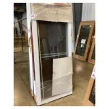 34" x 78" Sliding Patio FV Door in White w Screen