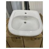 21-1/2"L Wall Hung Lavatory Sink in White x 2