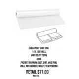 Clear Poly Sheeting