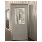 36" x 80" RH Steel HV 9-Lite Exterior Door