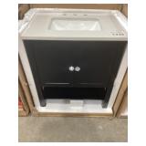 32" x 22" Vanity in Espresso with Single Sink Top