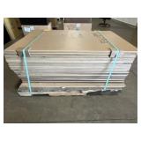 Pallet of 32-1/2" x 51-1/2" MDF Boards