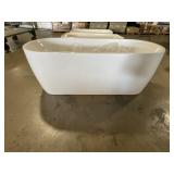 67" x 33" Freestanding Bathtub with Filler