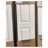 30" x 80" MDF Hollow Core Bifold Door x 2